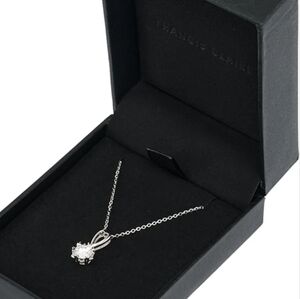 Necklace .85ct DEF Brilliant Cut White Gold Sterling Silver Moissanite Jewelry